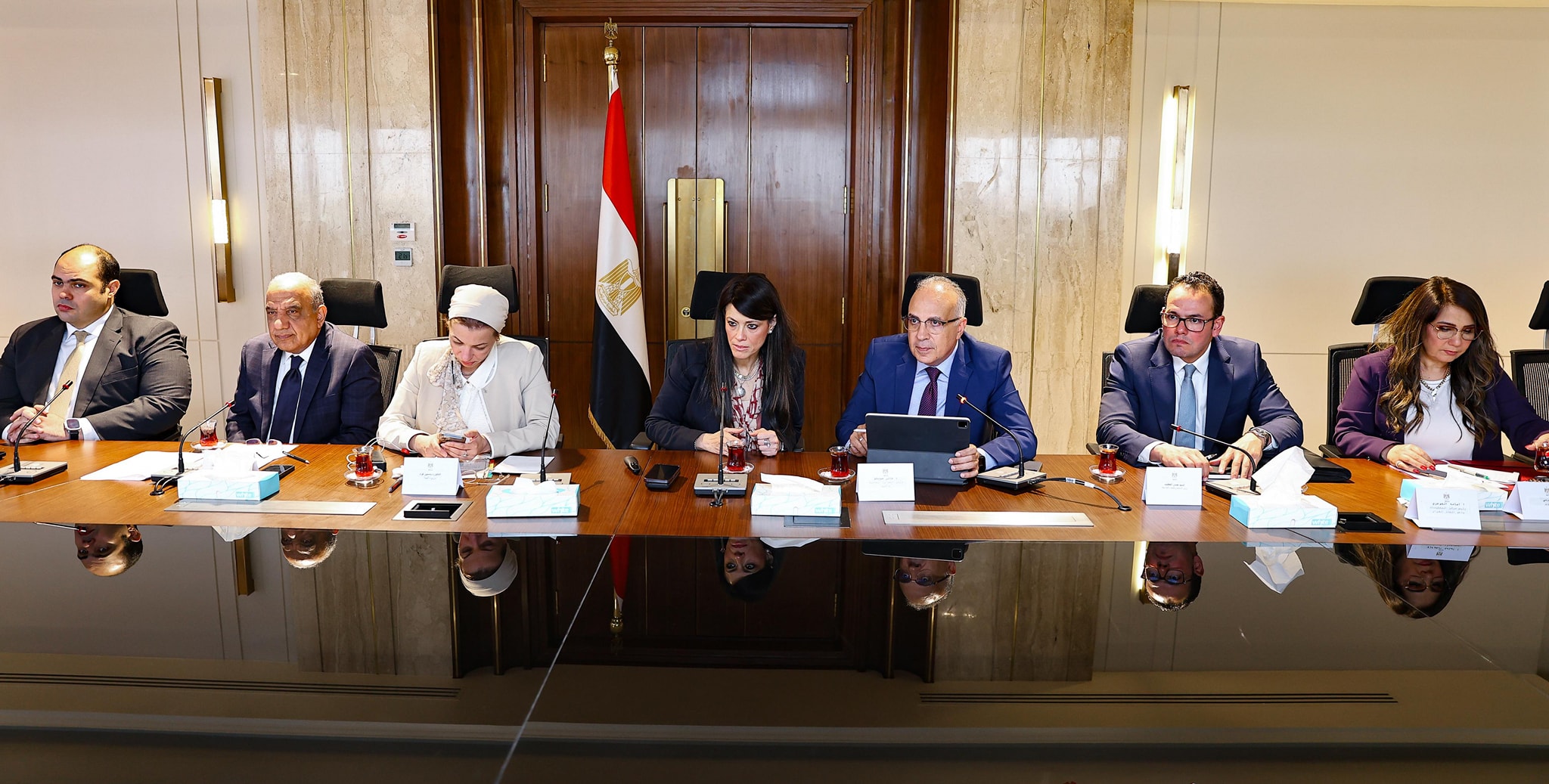 المشاط: تنسيق حكومي موسع لتنفيذ المرحلة الثانية من آلية تعزيز استقرار الاقتصادي
