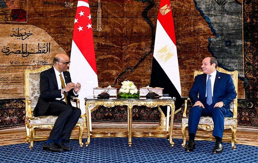 مصر وسنغافورة توقعان مذكرات تفاهم في مجالات الزراعة والصحة والنقل البحري