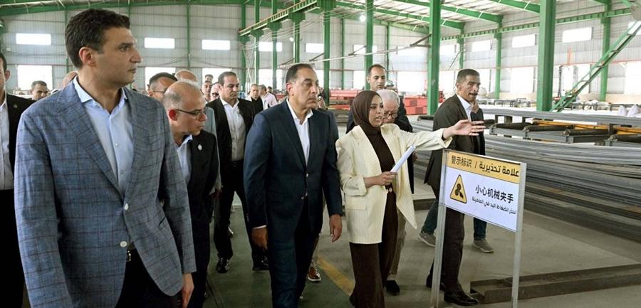 مدبولي يفتتح مصنع شانغ يوان للهياكل الفولاذية بالسخنة باستثمارات 3 ملايين دولار
