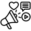 social media marketing Icon